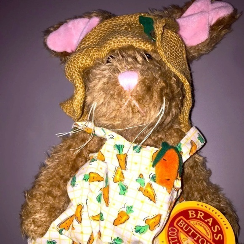 NWT Brass Button‎ Bunny FLORA